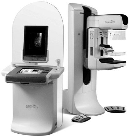 Image: The Selenia Dimensions 3D digital mammography tomosynthesis system (photo courtesy Hologic).